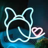 TONGER® Little Fly Elephant Wall LED Neon Sign Light