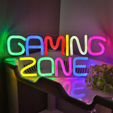 TONGER® Gaming zone Wall LED Neon Sign Light