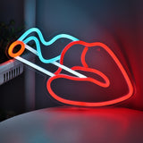 TONGER® Smoking Wall LED Neon Sign Light
