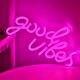 TONGER® Good Vibes  Wall LED Neon Sign Light