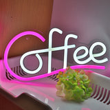 TONGER® Coffee Wall LED Neon Sign Light