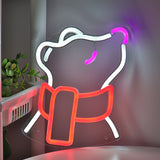 TONGER® Polar Bear Wall LED Neon Sign Light