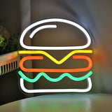 TONGER® Hamburger Wall LED Neon Sign Light