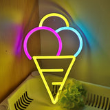 TONGER® Ice Cream Wall LED Neon Sign Light
