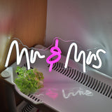 TONGER® Mr &Mrs Wall LED Neon Sign Light