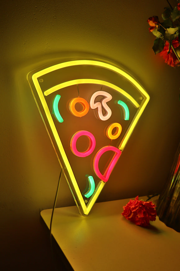 Pizza Wall LED Neon Sign Light, Can be hang on the wall,Powered by USB