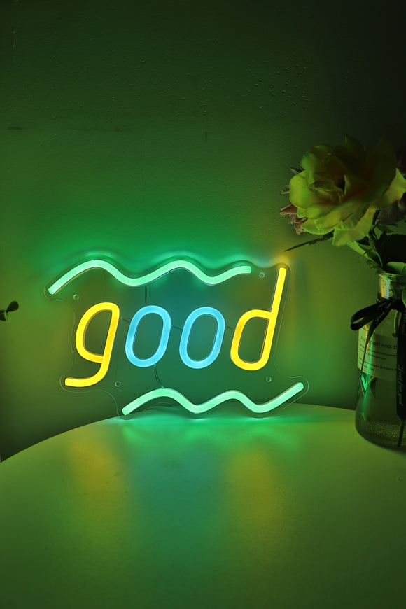 Good LED Neon Sign Light, Can be hang on the wall,Powered by USB