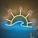 TONGER® Sun Wave Wall LED Neon Sign Light