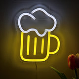 TONGER® Beer Cup Wall LED Neon Sign Light