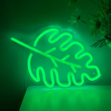 TONGER® Monstera Leaf Wall LED Neon Sign Light
