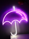 Umbrella Wall LED Neon Sign Light, Can be hang on the wall,Powered by USB