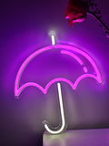 Umbrella Wall LED Neon Sign Light, Can be hang on the wall,Powered by USB