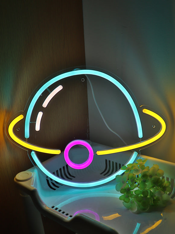 Planet Wall LED Neon Sign Light, Can be hang on the wall,Powered by USB