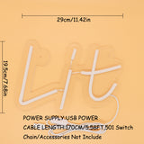 TONGER® Lit Wall LED Neon Sign Light