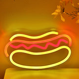 TONGER® Hot Dog Wall LED Neon Sign Light