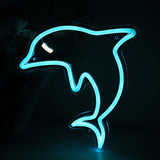 TONGER® Dolphin Wall LED Neon Sign Light