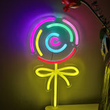 TONGER® Loollipop Wall LED Neon Sign Light