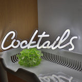 TONGER® Cocktails Wall LED Neon Sign Light
