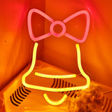 TONGER® Christmas Single Bell Wall LED Neon Sign Light