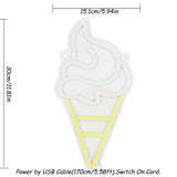 TONGER® Ice Cream Wall LED Neon Sign Light