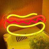 TONGER® Hot Dog Wall LED Neon Sign Light