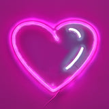 TONGER® Heart LED Wall Neon Sign Light