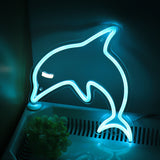 TONGER® Dolphin Wall LED Neon Sign Light