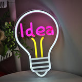 TONGER® Idea In Bulb LED Neon Sign Light