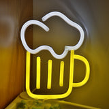 TONGER® Beer Cup Wall LED Neon Sign Light