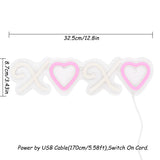 TONGER® XOXO Wall LED Neon Sign Light