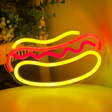TONGER® Hot Dog Wall LED Neon Sign Light