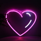 TONGER® Heart LED Wall Neon Sign Light