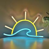 TONGER® Sun Wave Wall LED Neon Sign Light