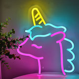 Unicorn LED Neon Sign Light, Can be hang on the wall,Powered by USB