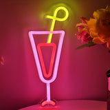 TONGER® Cocktail LED Neon Sign Light