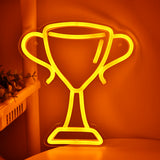 TONGER® Champion Trophy Cup Wall LED Neon Sign Light