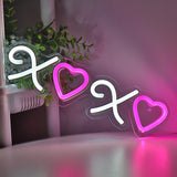 TONGER® XOXO Wall LED Neon Sign Light