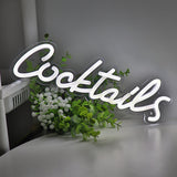TONGER® Cocktails Wall LED Neon Sign Light