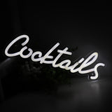 TONGER® Cocktails Wall LED Neon Sign Light