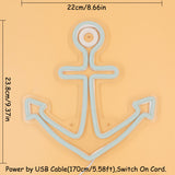 TONGER® Anchors Wall LED Neon Sign Light