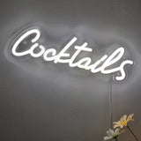TONGER® Cocktails Wall LED Neon Sign Light