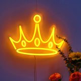 TONGER® Crown Wall LED Neon Sign Light