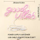 TONGER® Good Vibes  Wall LED Neon Sign Light