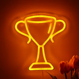 TONGER® Champion Trophy Cup Wall LED Neon Sign Light