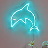 TONGER® Dolphin Wall LED Neon Sign Light