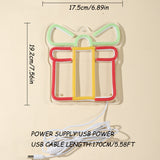 TONGER® Christmas Gifts Box Wall LED Neon Sign Light