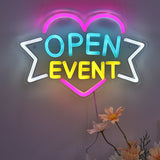 TONGER® Open Event Wall LED Neon Sign