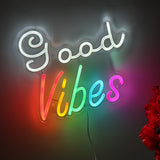 TONGER® Good Vibes LED Neon Sign Light