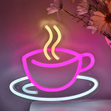 TONGER® Coffee Cup Wall LED Neon Sign