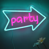 TONGER® Arrow Party Wall LED Neon Sign